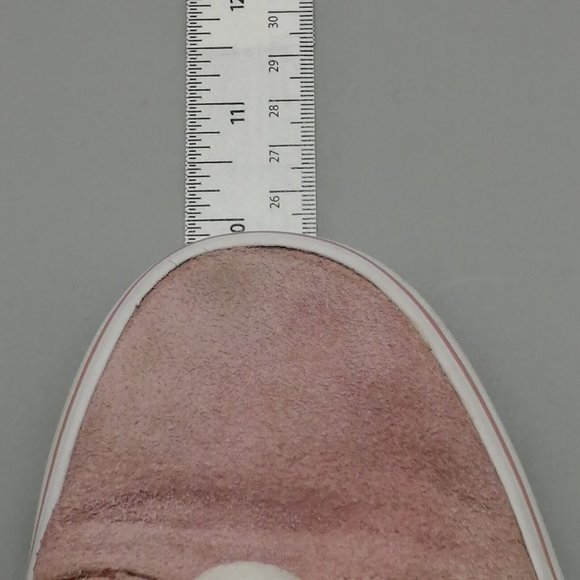 Vans Womens Sneaker Pink Faux Suede Lace Up Walking Shoe Round Toe Low Top 6 - Picture 5 of 10